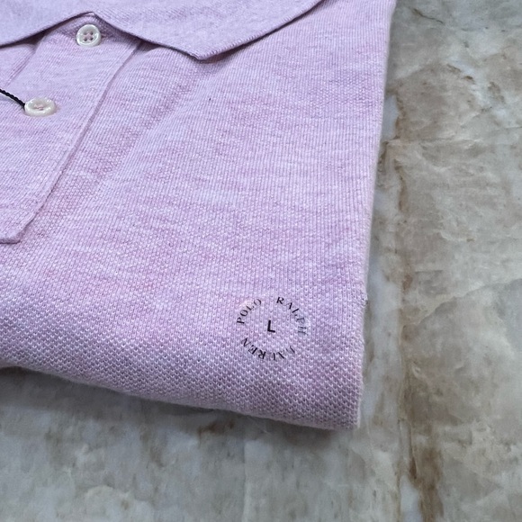 POLO RALPH LAUREN Men's Classic-Fit Mesh Polo Shirt - Pink - Picture 6 of 9